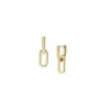 Orecchini pendenti Heritage D-Link in acciaio inossidabile dorato