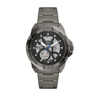 Orologio automatico Bronson in acciaio inossidabile color fumo