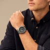 Orologio automatico Bronson in acciaio inossidabile color fumo