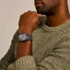 Orologio automatico Everett in acciaio inossidabile color fumo