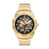 Orologio Bronson automatico in acciaio inossidabile color oro