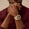 Orologio Bronson automatico in acciaio inossidabile color oro