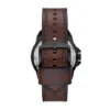 Orologio Bronson automatico in pelle marrone LiteHide™