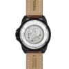 Orologio Bronson automatico in pelle marrone LiteHide™