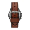 Orologio Bronson Chronograph in pelle marrone LiteHide™