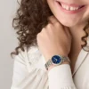 Orologio Carlie a tre lancette in acciaio inossidabile bicolore