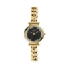 Orologio Carlie a tre lancette in acciaio inossidabile color oro