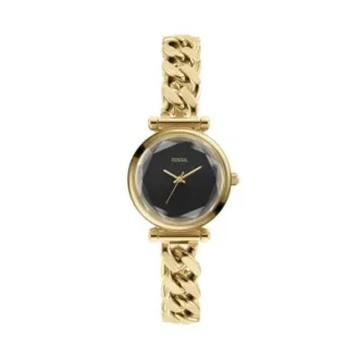 Orologio Carlie a tre lancette in acciaio inossidabile color oro