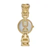 Orologio Carlie a tre lancette in acciaio inossidabile color oro
