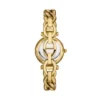 Orologio Carlie a tre lancette in acciaio inossidabile color oro