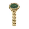 Orologio Carlie a tre lancette in acciaio inossidabile color oro