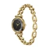 Orologio Carlie a tre lancette in acciaio inossidabile color oro