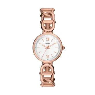 Orologio Carlie a tre lancette in acciaio inossidabile color oro rosa