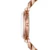 Orologio Carlie a tre lancette in acciaio inossidabile color oro rosa