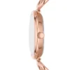 Orologio Carlie a tre lancette in acciaio inossidabile color oro rosa