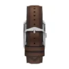 Orologio Carraway a tre lancette con cinturino in pelle marrone