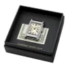 Orologio Carraway a tre lancette con fermasoldi