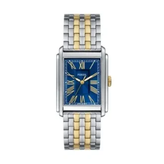 Orologio Carraway a tre lancette in acciaio inossidabile bicolore