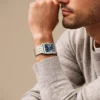 Orologio Carraway a tre lancette in acciaio inossidabile bicolore