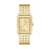 Orologio Carraway a tre lancette in acciaio inossidabile color oro