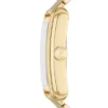 Orologio Carraway a tre lancette in acciaio inossidabile color oro