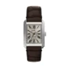 Orologio Carraway automatico in pelle di coccodrillo marrone