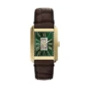 Orologio Carraway automatico in pelle di coccodrillo marrone