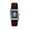 Orologio Carraway automatico in pelle di coccodrillo marrone