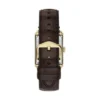 Orologio Carraway automatico in pelle di coccodrillo marrone