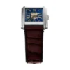 Orologio Carraway automatico in pelle di coccodrillo marrone