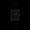 Orologio Carraway automatico in pelle di coccodrillo marrone