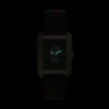 Orologio Carraway automatico in pelle di coccodrillo marrone