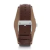 Orologio Coachman Chronograph in pelle marrone