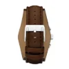 Orologio Coachman Chronograph in pelle marrone