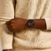 Orologio Copeland 42 mm con tre lancette e cinturino in pelle marrone