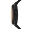 Orologio cronografo con cinturino in pelle marrone