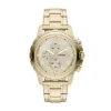 Orologio cronografo Dean in acciaio inossidabile color oro