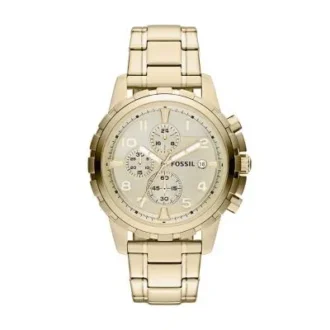 Orologio cronografo Dean in acciaio inossidabile color oro