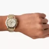 Orologio cronografo Dean in acciaio inossidabile color oro