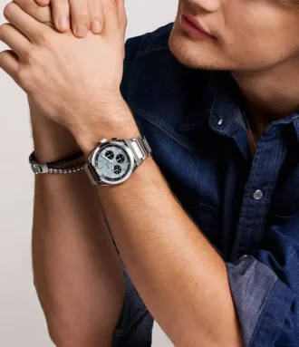 Orologio cronografo Everett in acciaio inossidabile