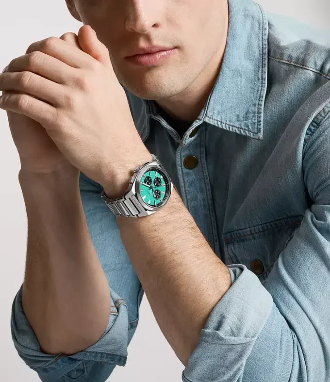 Orologio cronografo Everett in acciaio inossidabile