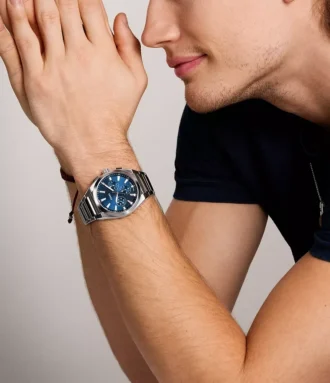 Orologio cronografo Everett in acciaio inossidabile