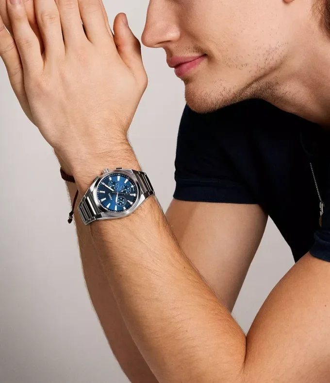Orologio cronografo Everett in acciaio inossidabile