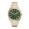 Orologio cronografo Everett in acciaio inossidabile bicolore