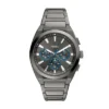 Orologio cronografo Everett in acciaio inossidabile fumé