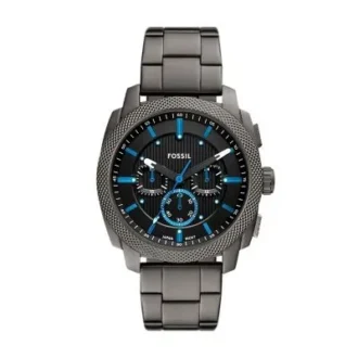 Orologio cronografo in acciaio inossidabile color fumo