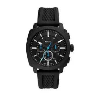 Orologio cronografo in silicone nero Machine
