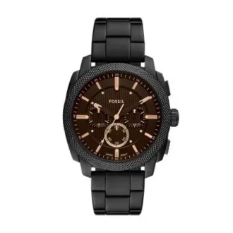 Orologio cronografo Machine in acciaio inossidabile nero