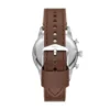 Orologio cronografo Sport Tourer in pelle marrone