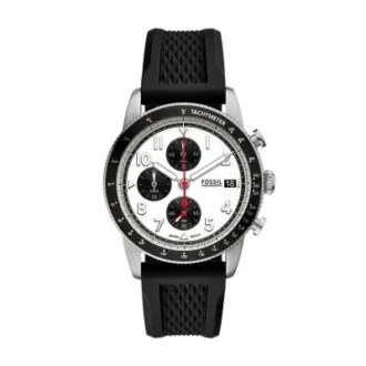 Orologio cronografo Sport Tourer in silicone nero